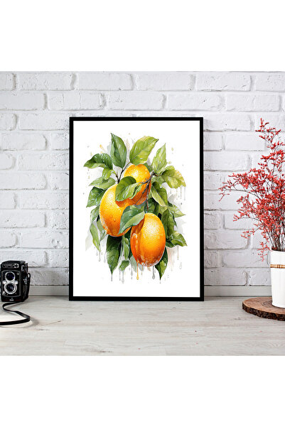 woodsia Tablou cu poster din lemn MDF cu aspect de cadru dintr-o bucată FRMD TEK0519