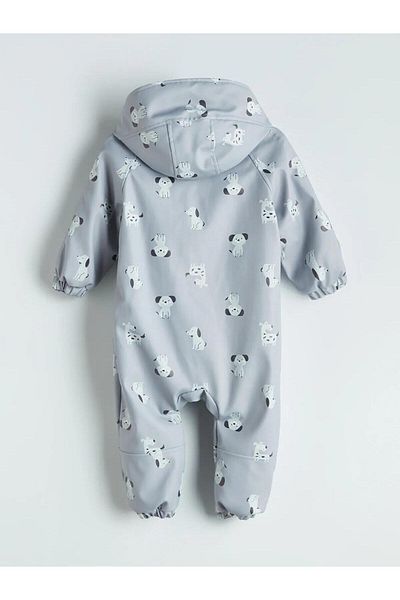 LC Waikiki Hooded Printed Baby Boy Astronaut Coat (W5)
