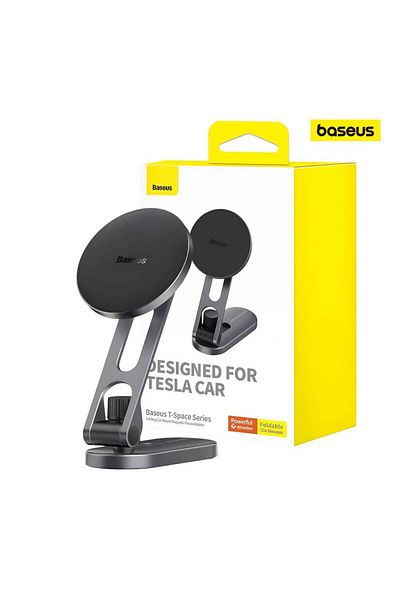 Drip Magnetic Phone Stand with 360° Rotation - White