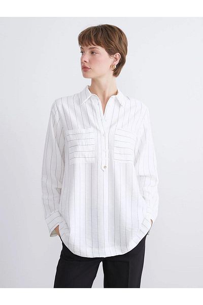 LC Waikiki Striped Women's Shirt Tunic (W5)