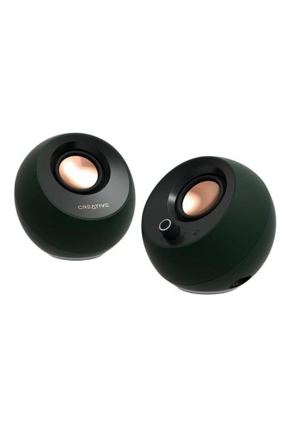 CREATIVE Ηχεία Pebble Pro, 2.0, 10W, Bluetooth, RGB (Μαύρο)