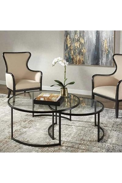 genric FFD Set of 2pcs Round Coffee Table