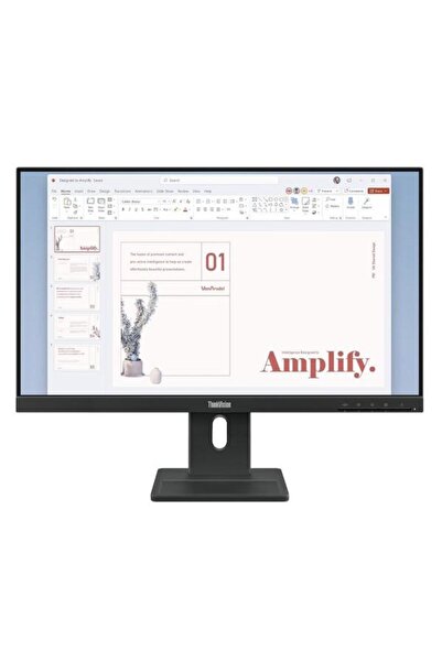 LENOVO Monitor IPS LED ThinkVision 23.8" E24-40, Full HD (1920 x 1080), VGA, ...