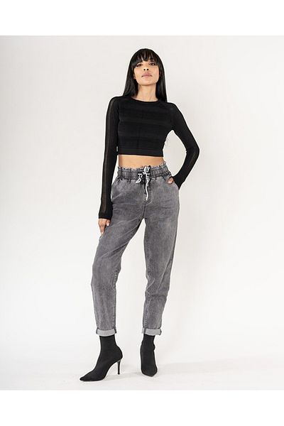 Nina Carter Women's Jogging Jeans Nina Carter gray P500-17 M8