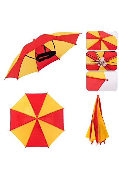 Zey-Al Kafa Şemsiyesi Güneşten Korunmak Için Şapka Şemsiye Güneş Koruyucu