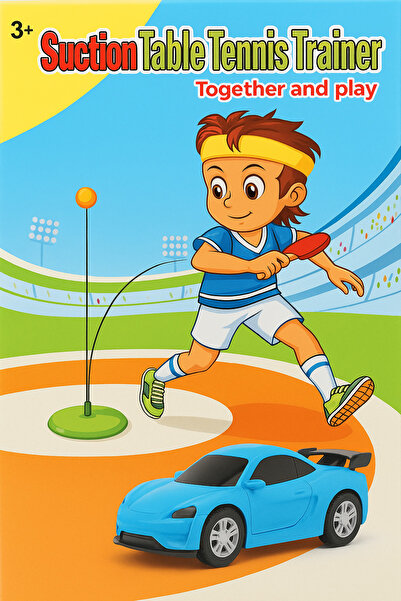 rexa جهاز تدريب تنس الطاولة بالشفط - مجموعة تدريب تنس الطاولة الفردية مع قضيب...