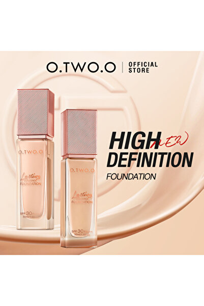 O.TWO.O Cosmetics O.TWO.O Haute All Day Coverage Foundation – Full Coverage, Long-Wear Formula