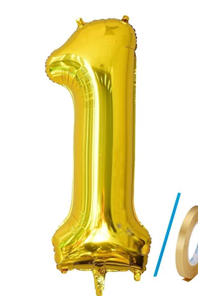 PARTİAVM 1 Year Old Girl's Birthday Mermaid Balloon Bouquet Mermaid Theme Gold Number Balloon Chain Concept