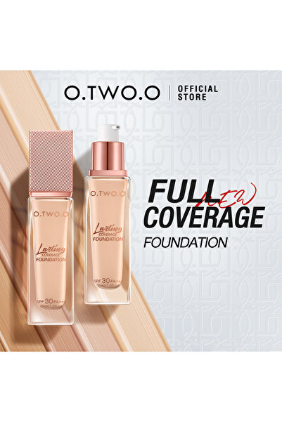 O.TWO.O Cosmetics O.TWO.O Haute All Day Coverage Foundation – Full Coverage, Long-Wear Formula