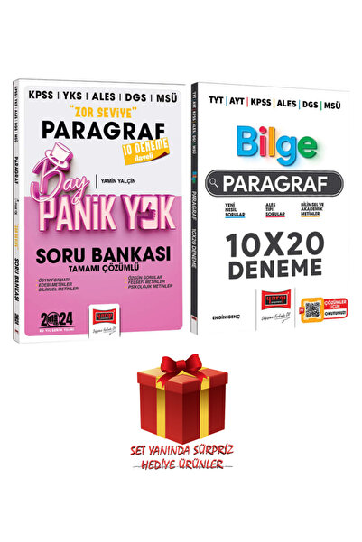 Yargı Yayınları TYT-AYT-KPSS-ALES-DGS-MSÜ|Bay Panik Yok Zor Seviye Paragraf S...