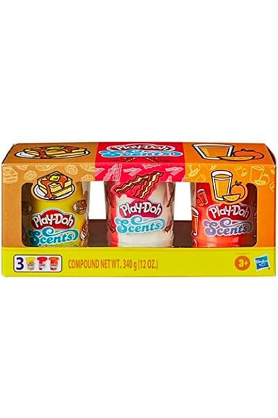 Hasbro PLAY-DOH: SCENTS - Breakfast Scented Modeling Compound for Kids 3 Years and Up ( 3 Pack )