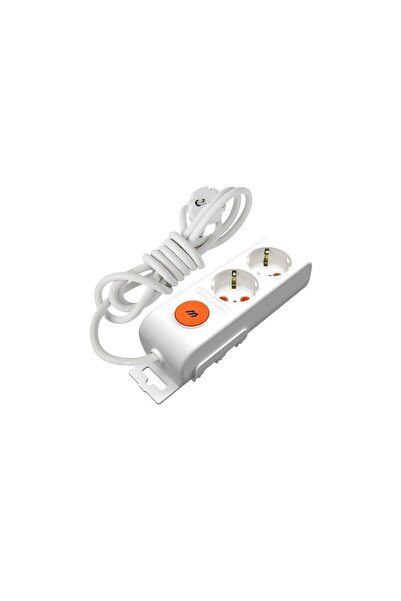 Mutlusan Ri-Tech 2 Li 1 Metre Anahtar Topraklı Grup Priz