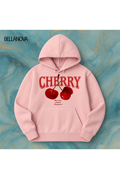 bellanova Κορυφαίας ποιότητας Unisex Φούτερ με κουκούλα και 3 κλωστές