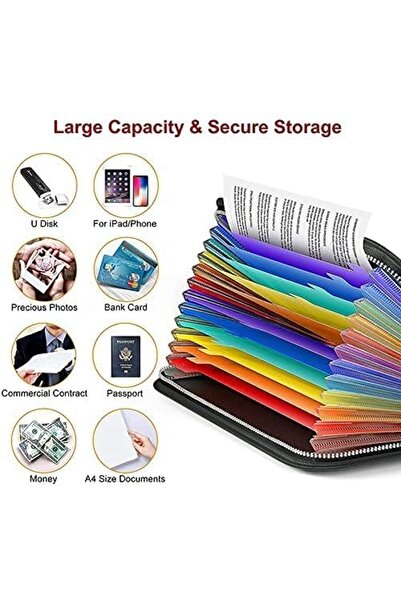 Generic Fireproof Waterproof Potable Expanding File Folder Storage Important Documents Protection Bag -12 Po