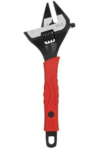 GENERAL Adjustable Wrench (8 inches) with Rubber Handle - Maximum Jaw Opening (35 mm) PROF/HADW03-0200