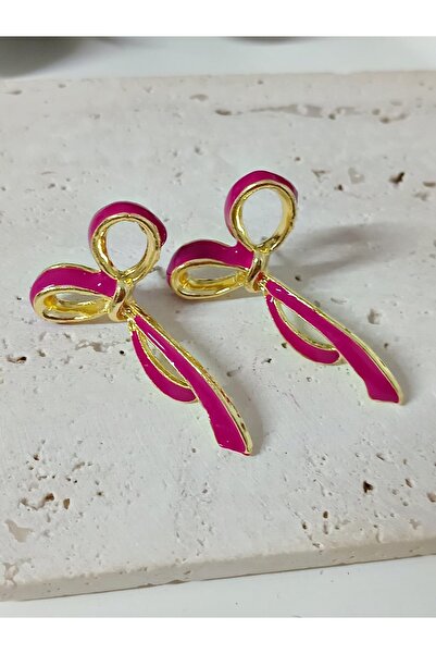 mos&more Mürdüm Fiyonk Şık Kadın Küpe