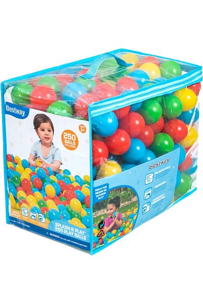 BESTWAY Splash and Play Balls 5.85 cm, 250 Pieces