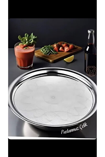Has Hasmutfak Stainless Steel Lifetime Guaranteed Steel Sini 35 cm