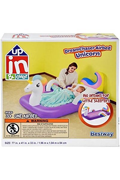 BESTWAY Up, In & Over™ 77" x 41" x 33" DreamChaser Airbed - Unicorn
