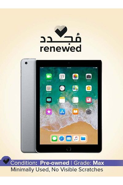 iPad Pro Pre-Owned iPad 6TH GEN 2018 9.7-inch 32GB Space Gray Sim w/Charger