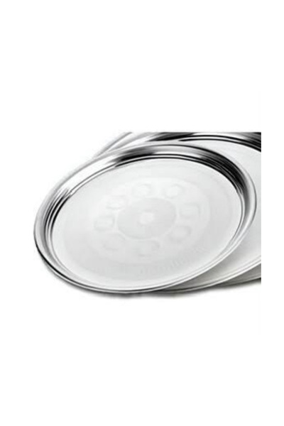 Has HasMutfak Paslanmaz Çelik Ömür Boyu Garantili Çelik Sini 60 Cm Pekmez Salça Sofra sinisi