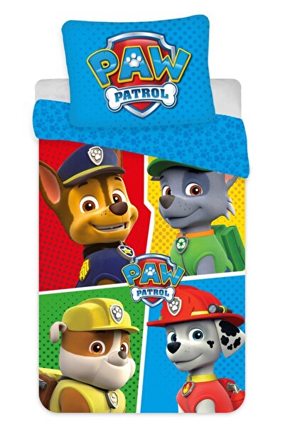 PAW PATROL microfibre bedding set 140×200cm, 70×90 cm