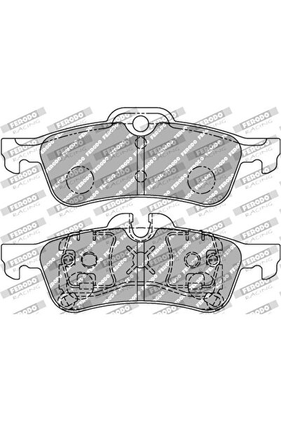 FERODO Plăcuțe de frână RACING FCP1676H