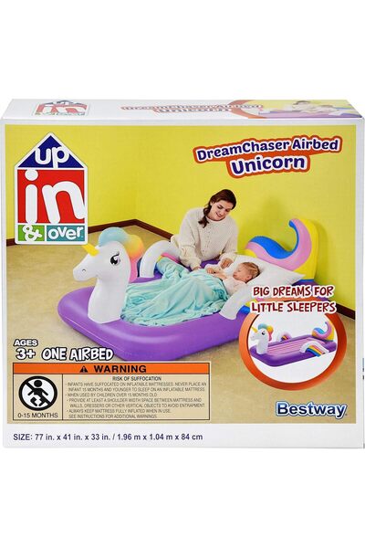 BESTWAY Up, In & Over™ 77" x 41" x 33" DreamChaser Airbed - Unicorn