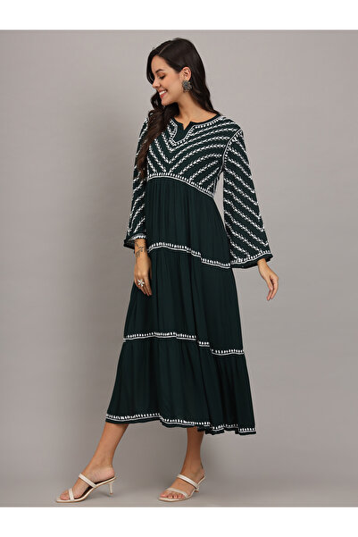 alaya Hand Embroidered Chikankari Modal Jalabiya-AL4015