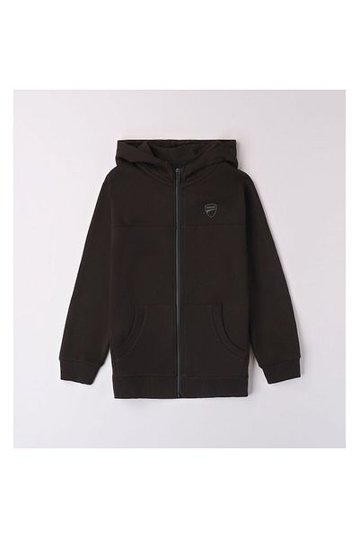 Ducati Hoodie with Hood for Boys, G.7620, Black, 122-128 cm