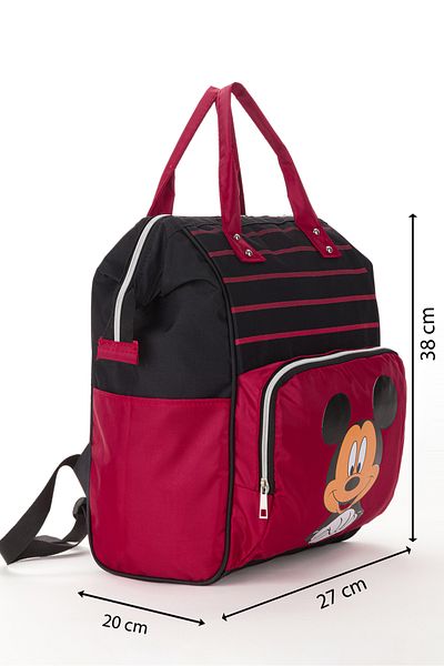 L&M LEGAS MODA Mother Baby Care Backpack with Thermal Bottle Holder and Stroller Hanger
