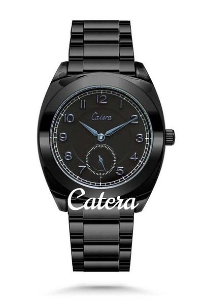 Luxure Caterea Men's Steel Watch Black Dial