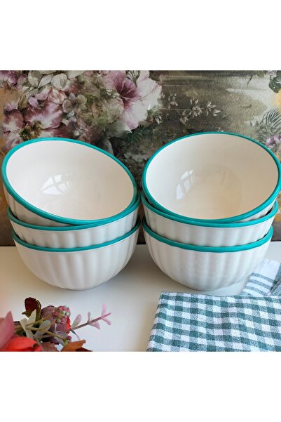 SERANO 6'lı Yuvarlak 12 Cm Çorba Kasesi Takımı Çerezlik Sosluk Reçellik Hediy...