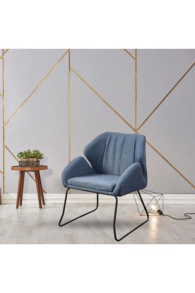 Al Saada Home Single Fiber Chair - White