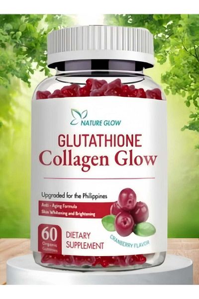 NATUREGLOW Glow Collagen Anti-Aging Vitamins - Cranberry Flavor