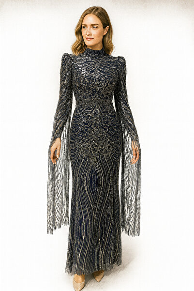 setri 2527 ÖNÜ VE ARKASI BOYDAN BONCUKLU VE TAŞ İŞLEMELİ KOLU OMUZDAN AŞAĞI P...