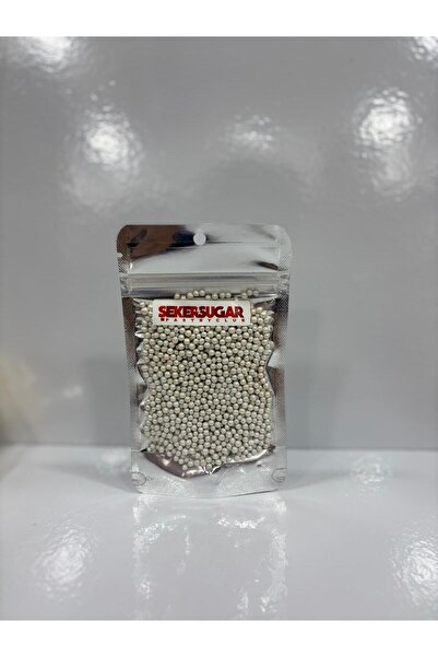 ŞEKER & SUGAR Şeker & Sugar - İNCİ Boncuk Şeker Pasta Süsü (40gr)