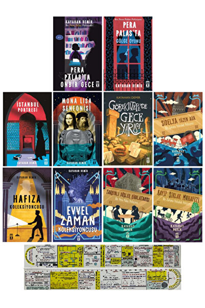 Genç Timaş Kayahan Demir 10 Kitap Set Gençler için Polisiye + Mat. Öğreten Ce...