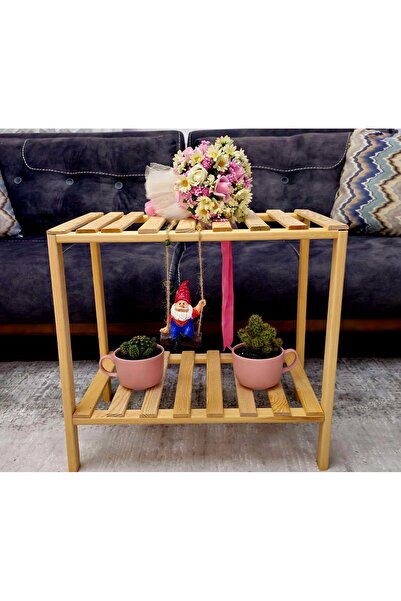 Taata Dizayn Ahşap Komodin Sehpa Dekoratif 50x50x35