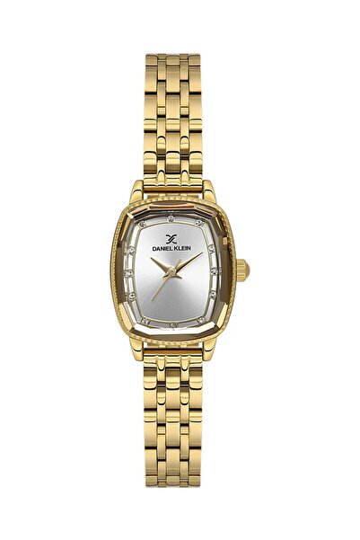 Daniel Klein DK102-DKE.1.10951-2 ALTIN KAPLAMA DİKDÖRTGEN KADIN KOL SAATİ