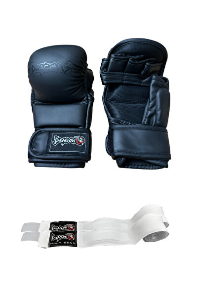 Dragondo MMA Eldiveni Kaplumbağa serisi Gloves Giftoom Bandaj 2"Lİ Profesyonel Set |