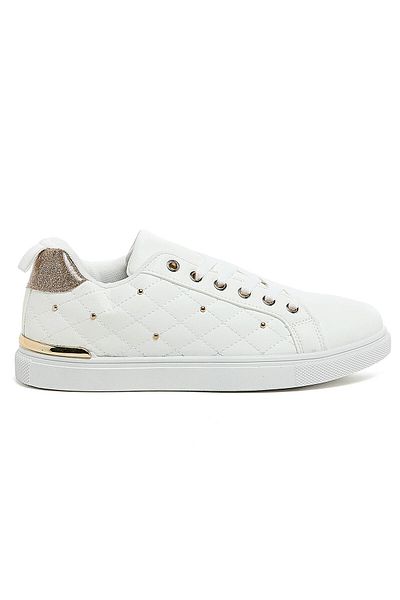 R&B Studded Lace Up Sneakers