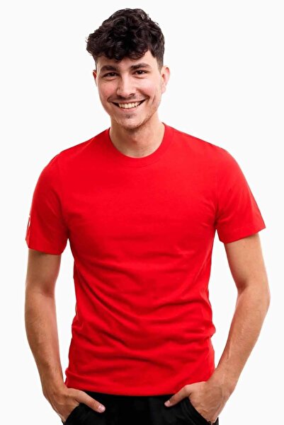 Nike Ανδρικό T-Shirt 100% Βαμβάκι Ανδρικό T-Shirt CZ0881-657-ΚΟΚΚΙΝΟ