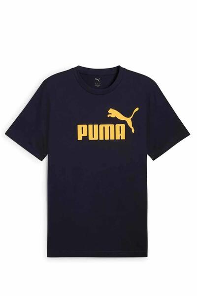 Puma Ess Logo Tee Чоловіча футболка 682533-16 СИНІЙ