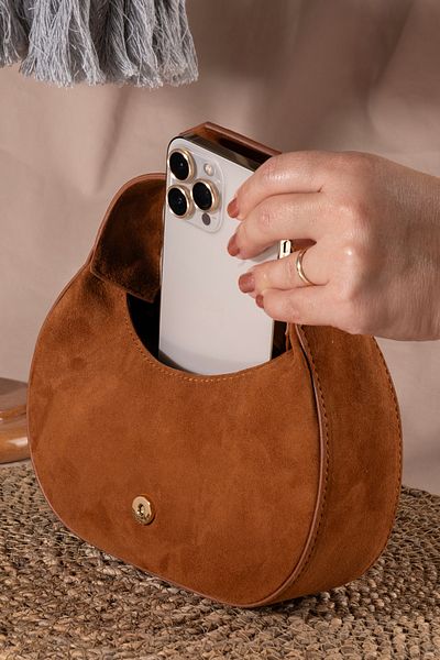 fubileather Genuine Leather Mona Bag Hand and Shoulder Bag