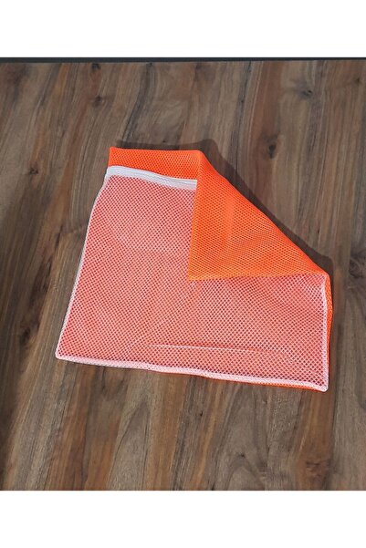 Evvano Orange - Zippered - Sensitive Laundry Slippers Shoes Washing Net Large Size