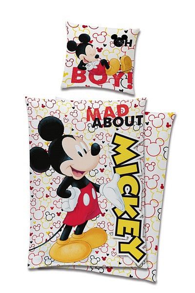 Mickey Mouse Disney Mickey Mad Bedding Set 140×200cm, 70x90 cm