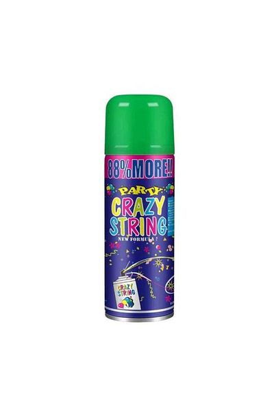 Generic Color String Spray for Parties – Color Green – Safe and Fun for Kids