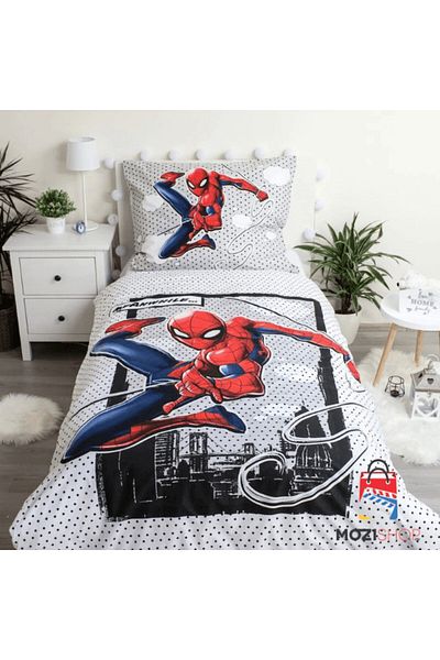 SPIDERMAN Meanwhile Glow-in-the-dark bedding set 140×200cm, 70×90 cm