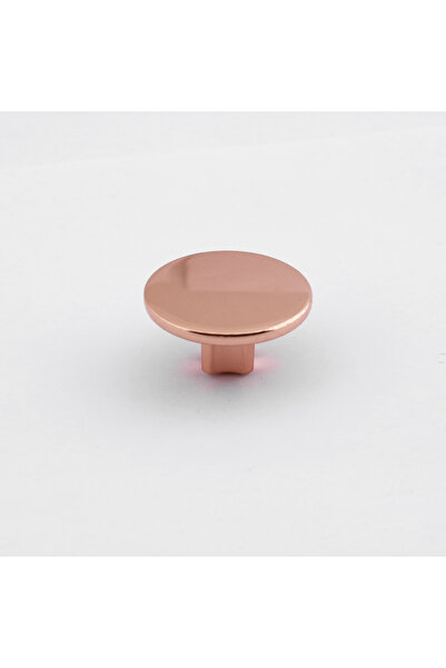 Badem10 Single Screw Flat Luxury Rose Button Metal Handle Drawer Furniture Kitchen Cabinet Cupboard Handle Handles